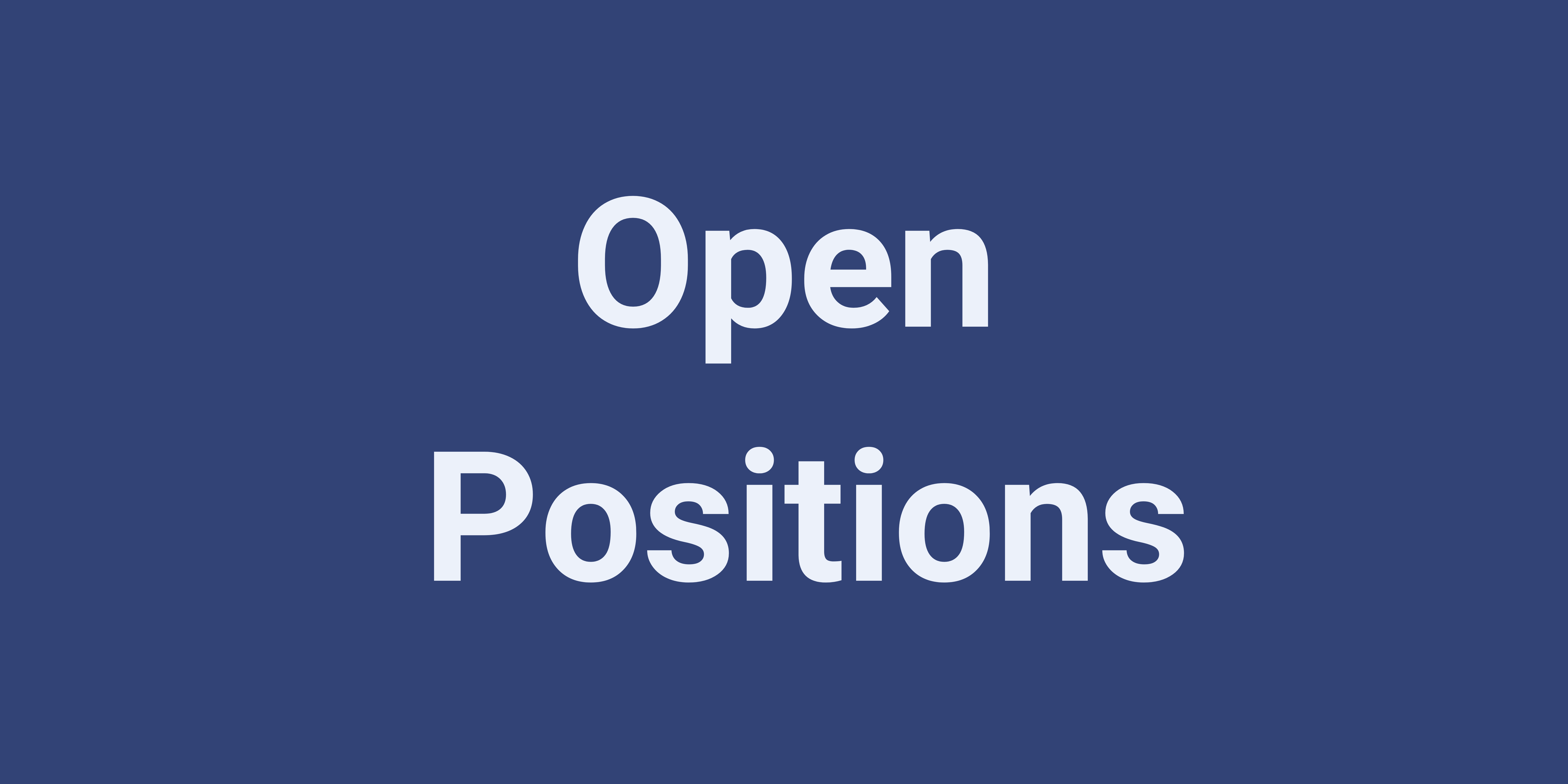 open positions